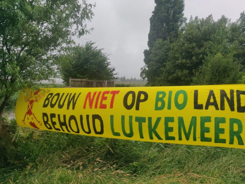 Bouw niet op bio land behoud lutkemeer