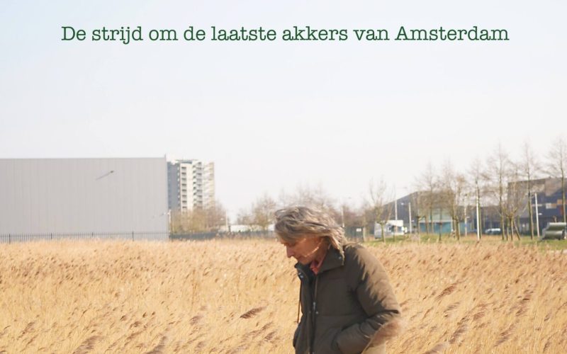 Filmposter documentaire MEER - de strijd om de laatste akkers van Amsterdam
